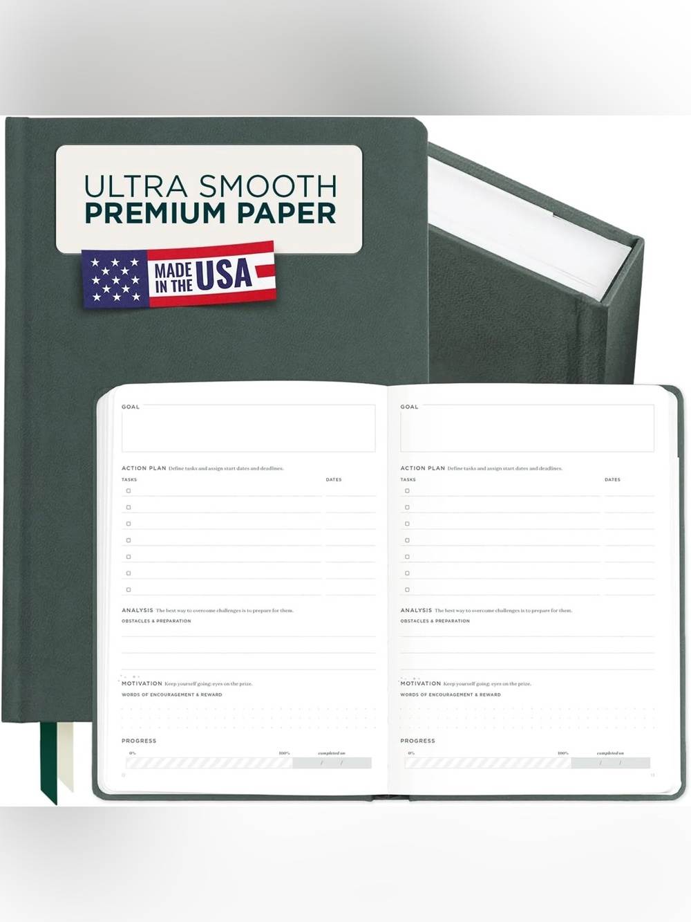 ink and volt 2026 Goal Planner in Charcoal Gray
